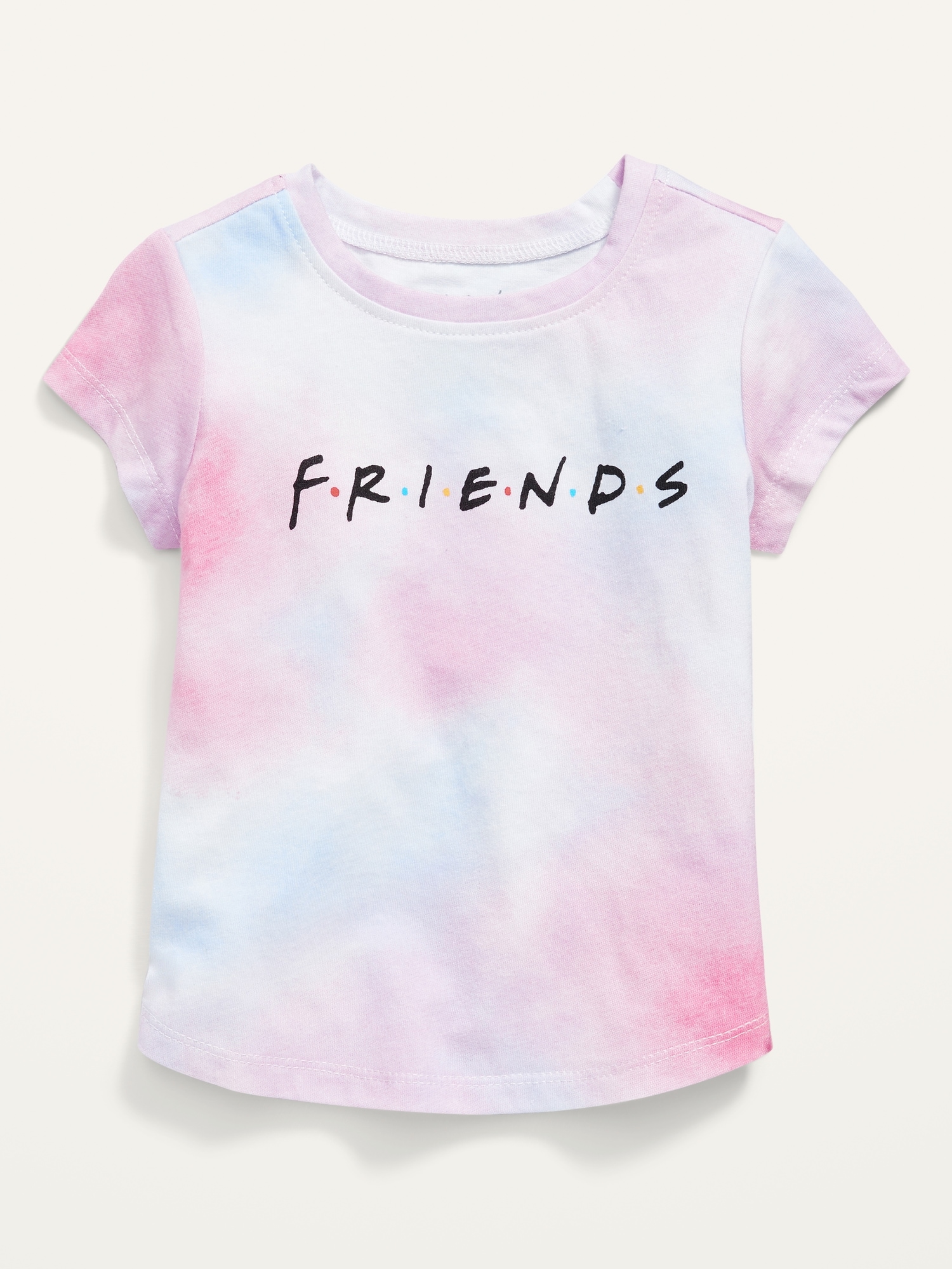 tie dye friends shirt