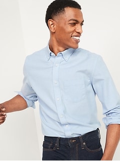 Slim-Fit Built-In Flex Everyday Oxford Shirt For Men
