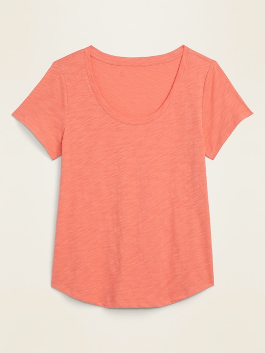 View large product image 2 of 2. EveryWear Slub-Knit Scoop-Neck T-Shirt for Women