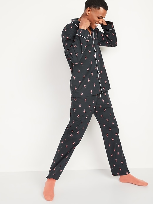 View large product image 1 of 2. Poplin Pajama Set