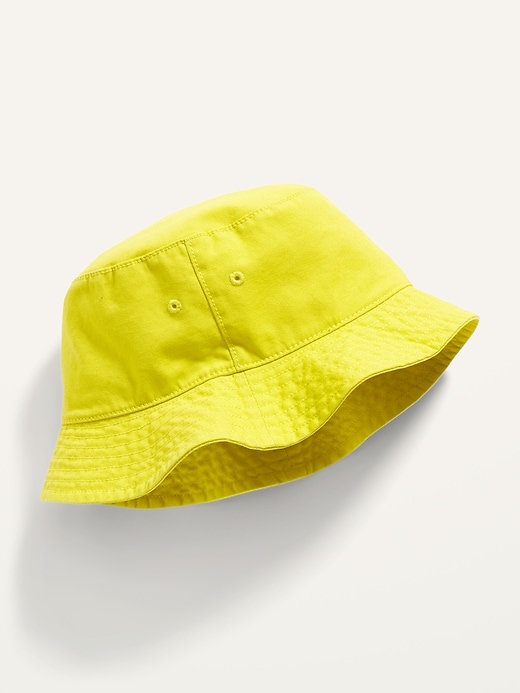 View large product image 1 of 1. Gender-Neutral Solid Bucket Hat for Kids