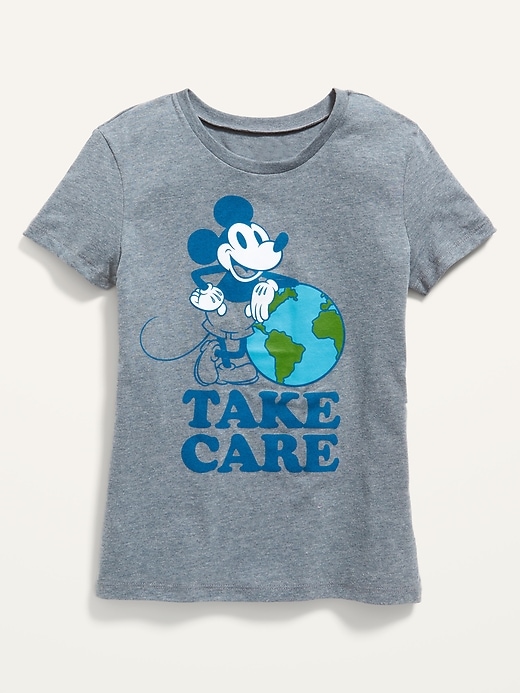 Disney Mickey Mouse Earth Day Matching Graphic Tee for Girls Old Navy