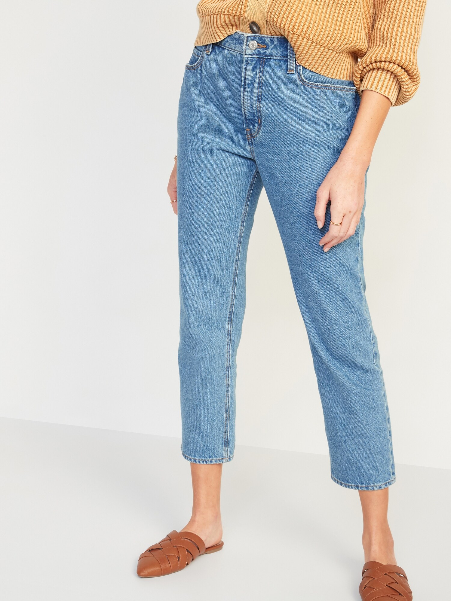 cropped jeans