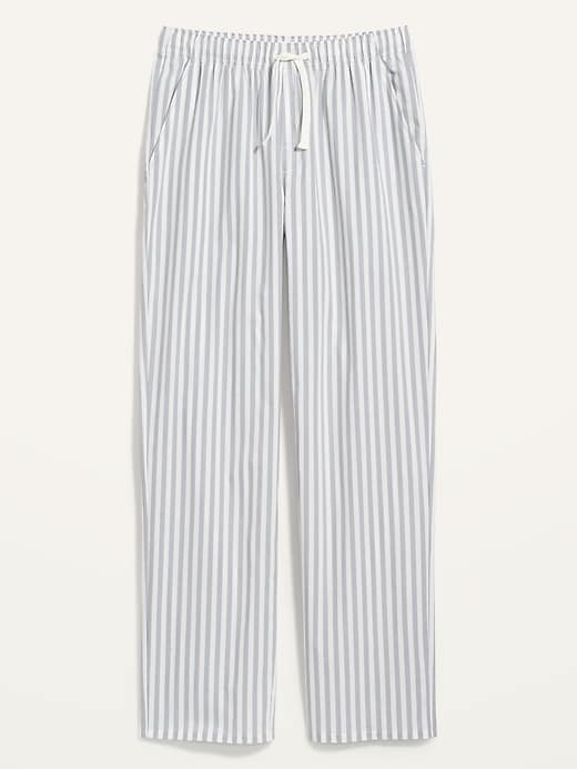 View large product image 2 of 2. Patterned Poplin Pajama Pants