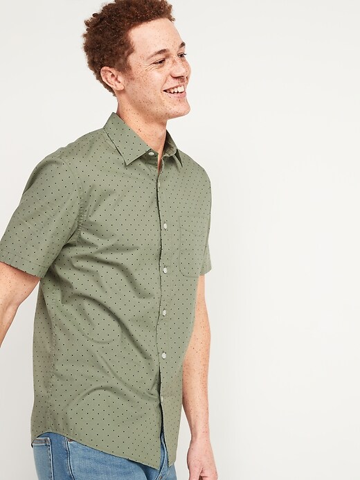 Everyday Printed Short Sleeve Shirt Old Navy
