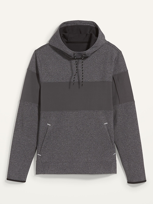 Image number 4 showing, Dynamic Fleece Woven-Hybrid Pullover Hoodie