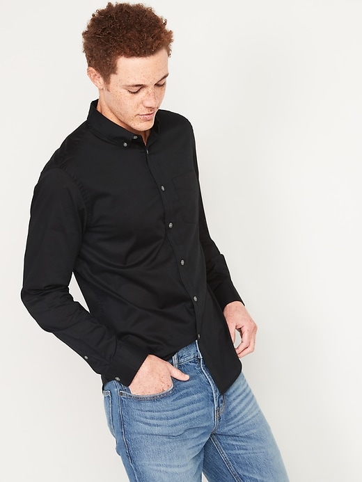 Image number 1 showing, Slim-Fit Built-In Flex Everyday Shirt