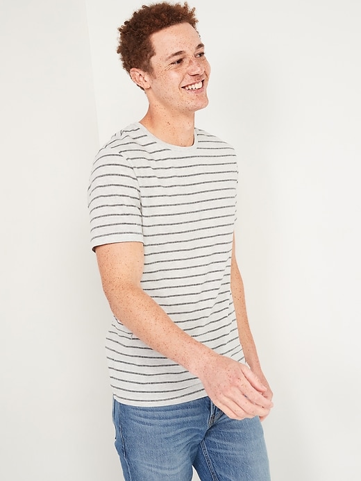 L'image numéro 1 présente T-shirt ras du cou à imprimé ultra-doux pour Homme
