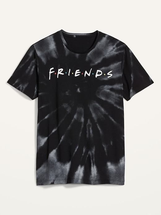 View large product image 2 of 2. Friends&#153 Tie-Dyed Gender-Neutral Graphic T-Shirt for Adults