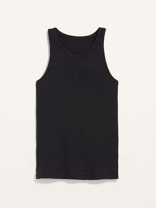 View large product image 2 of 2. Slim-Fit Rib-Knit Tank Top for Women