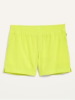Mid-Rise StretchTech Plus-Size Shorts -- 5-inch inseam