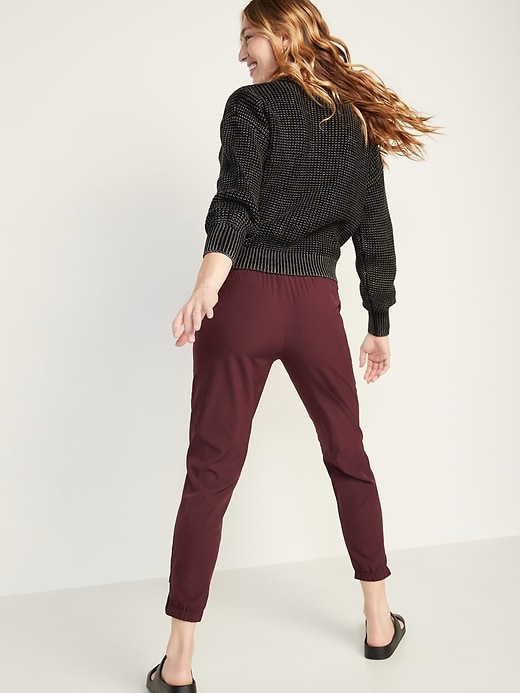 Image number 7 showing, Mid-Rise StretchTech Joggers for Women