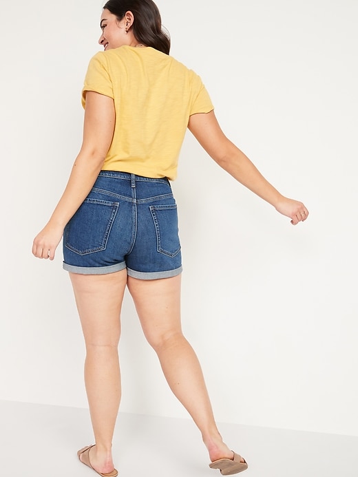 Image number 7 showing, High-Waisted O.G. Jean Shorts for Women -- 3-inch inseam