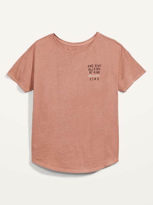 L'image numéro 4 présente T-shirt confort ample à imprimé à manches courtes pour Femme
