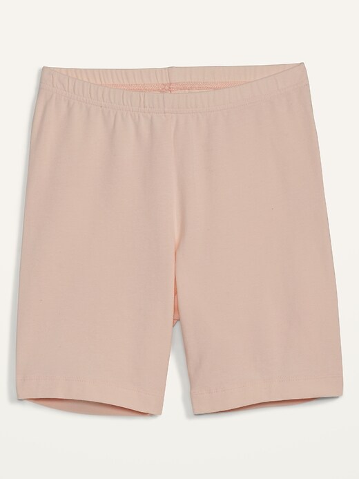 View large product image 2 of 2. High-Waisted Jersey Bike Shorts For Women -- 7-Inch Inseam