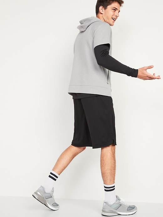 L'image numéro 2 présente Short de basketball en maille Go-Dry pour Homme (entrejambe de 25 cm)