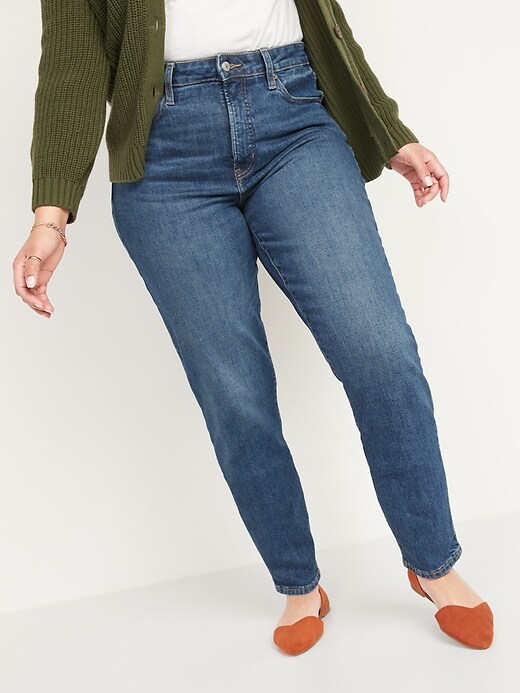 Image number 5 showing, High-Waisted O.G. Straight Ankle Jeans for Women