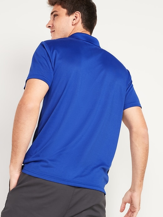 Go-Dry Cool Odor-Control Gradient Stripe Core Polo Shirt | Old Navy