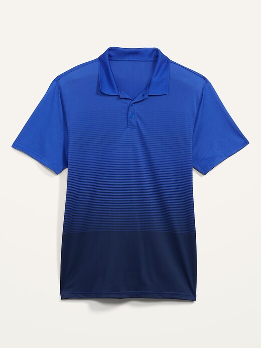 Go-Dry Cool Odor-Control Gradient Stripe Core Polo Shirt | Old Navy