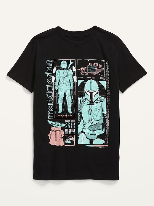 Voir une image plus grande du produit 1 de 2. T-shirt unisexe à imprimé The Mandalorian de Star Wars™ pour Enfant