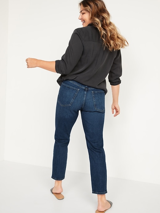Image number 7 showing, High-Waisted O.G. Straight Ankle Jeans for Women