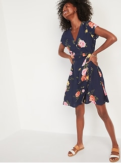 womens wrap dress canada