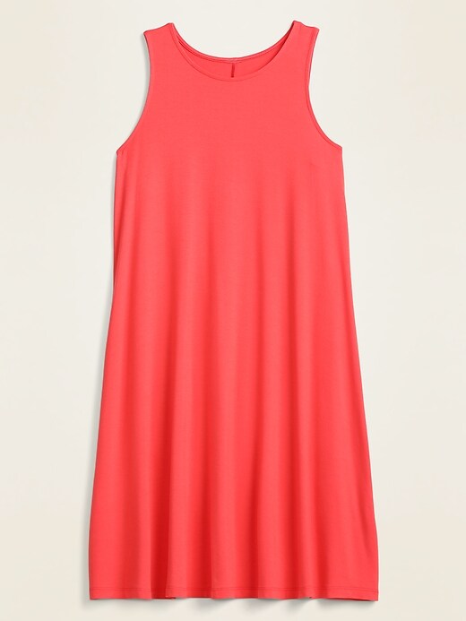 Image number 4 showing, Sleeveless Jersey Swing Dress for Women