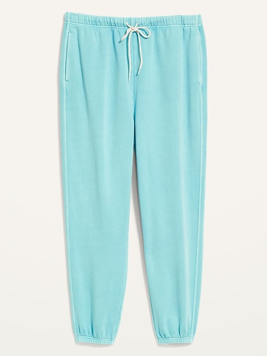 Extra High-Waisted Garment-Dyed Plus-Size Sweatpants