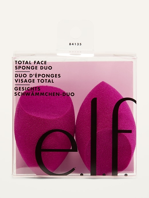 View large product image 1 of 1. e.l.f. Total Face Sponge Duo