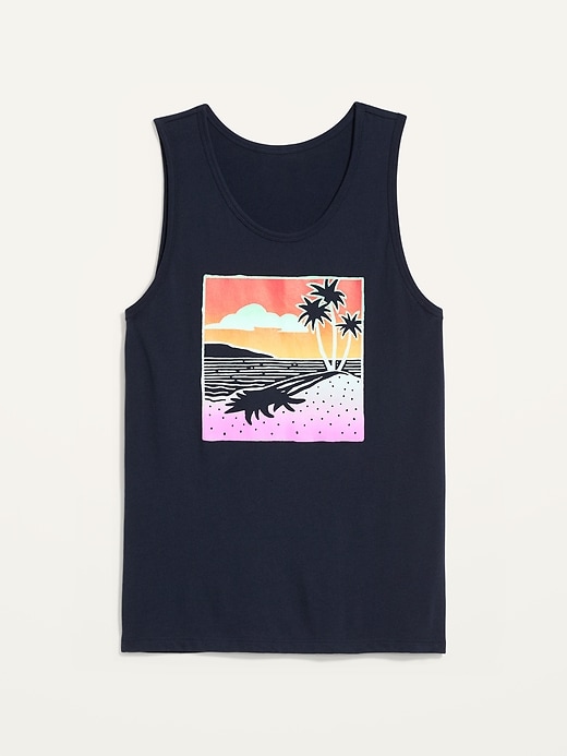 View large product image 2 of 2. Graphic Soft-Washed Tank Top