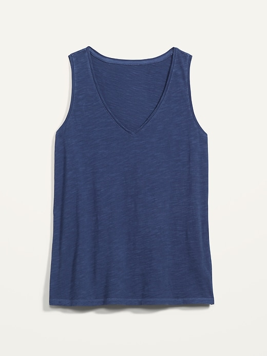 View large product image 2 of 2. EveryWear Slub-Knit V-Neck Tank Top for Women