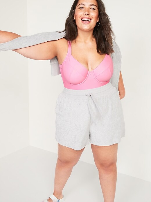 Image number 3 showing, Secret-Smooth Plus-Size Underwire One-Piece Swimsuit