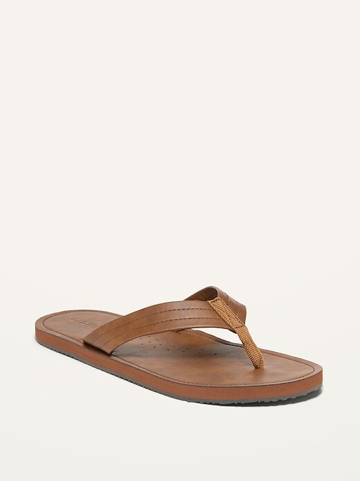 Brown flip flops old navy online