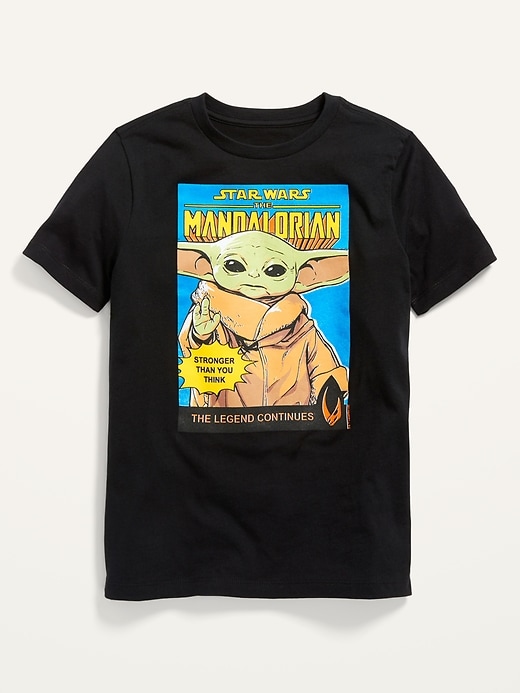 View large product image 1 of 2. Gender-Neutral Star Wars: The Mandalorian&#153 Graphic T-Shirt For Kids