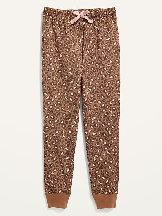 View large product image 2 of 2. Printed Jersey Pajama Joggers for Girls