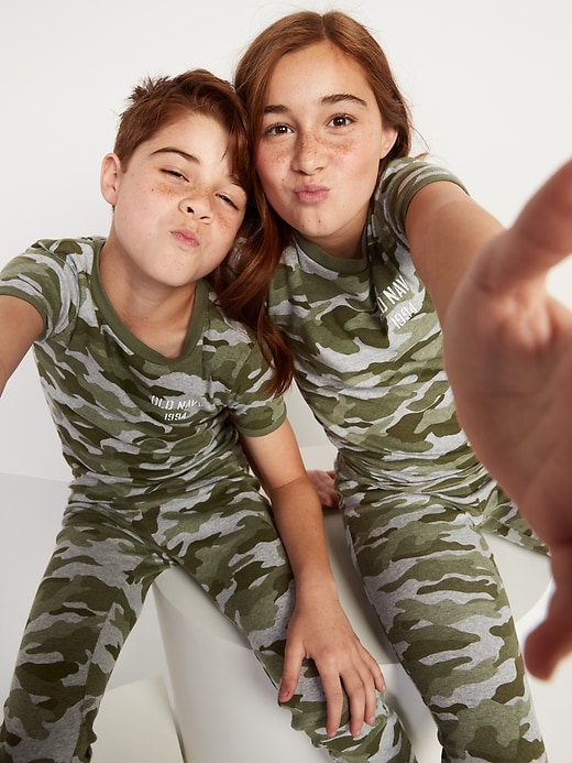 Girls camo pajamas sale