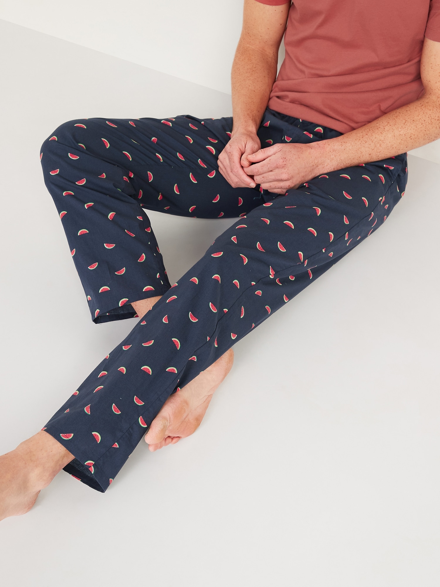 Old Navy Printed Poplin Pajama Pants for Men