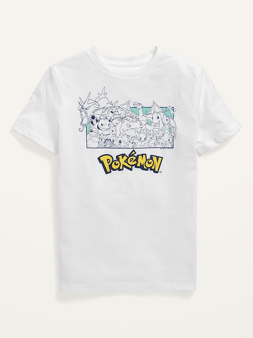 View large product image 1 of 1. Gender-Neutral Pokémon Graphic T-Shirt For Kids