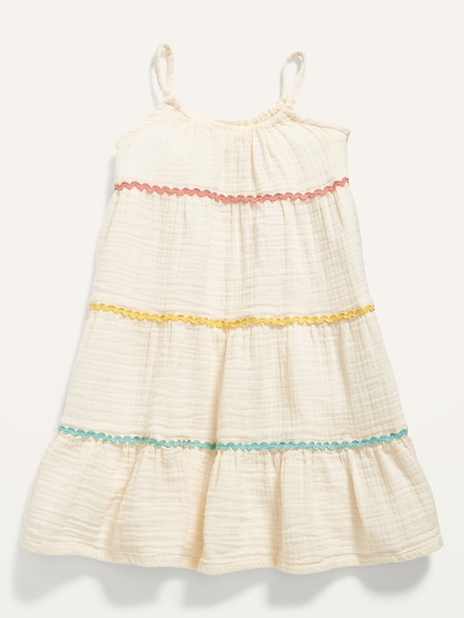 Download Tiered Cami Textured-Dobby Swing Dress for Toddler Girls | Old Navy