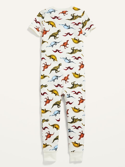 View large product image 2 of 2. Unisex Printed Snug-Fit Pajama One-Piece for Toddler & Baby