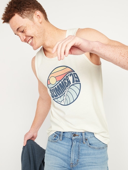 Image number 1 showing, "Summer '79" Graphic Tank Top