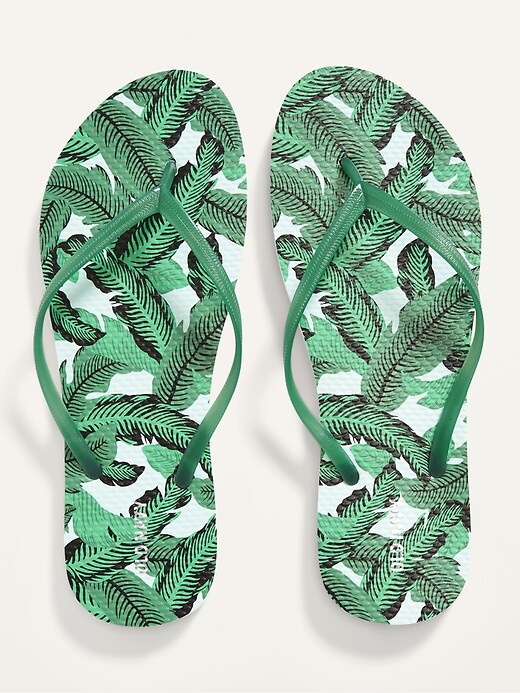 Old Navy Patterned Flip-Flops For Women. 1