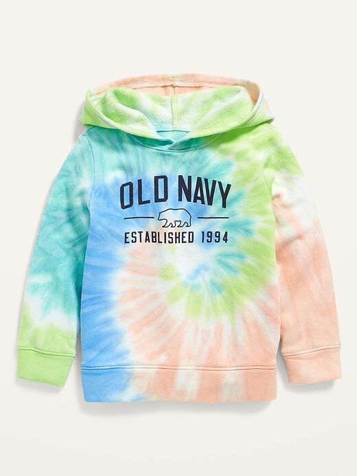 old navy rainbow tie dye sweatshirt