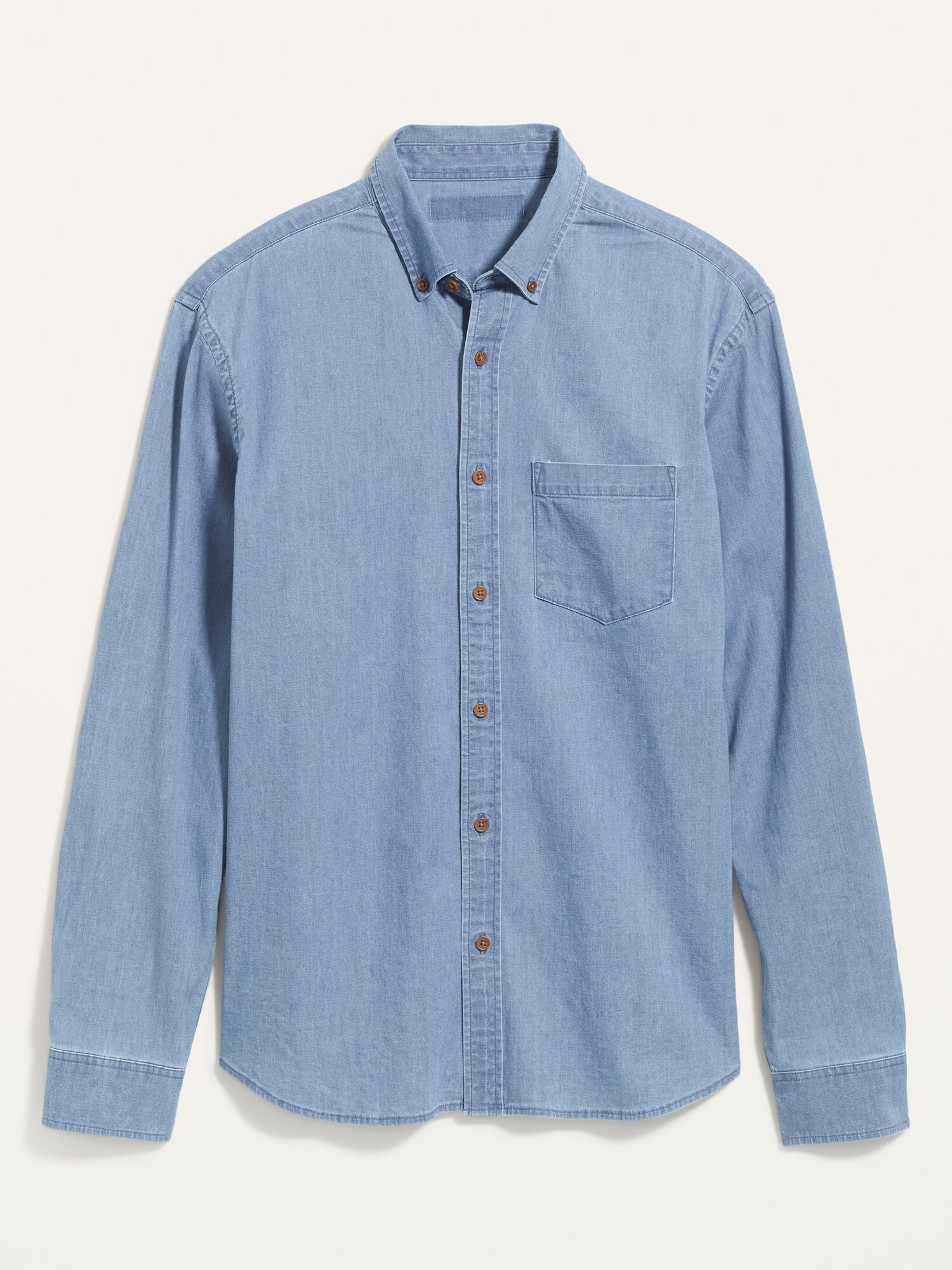 old navy blue chambray shirt