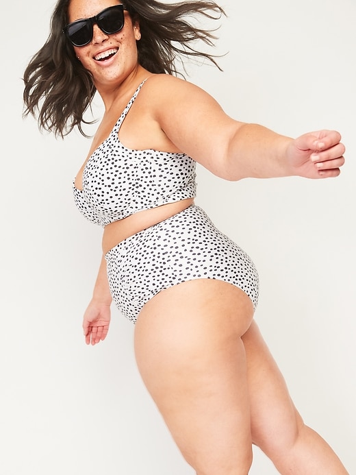 Image number 3 showing, High-Waisted Secret-Smooth Plus-Size Swim Bottoms