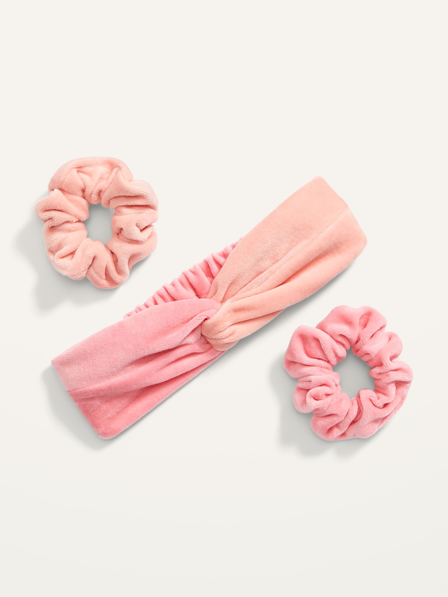 Old Navy The Self-Care Hair Kit 3-Pack for Women pink. 1