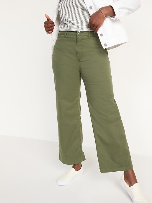 Extra High-Waisted Wide-Leg Pants for Women