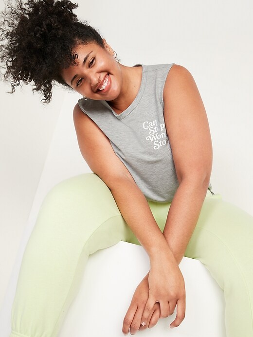 UltraLite All-Day Plus-Size Crop Tank Top 