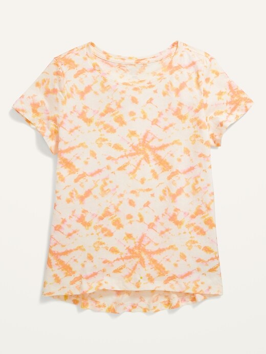 View large product image 1 of 2. Softest Printed Scoop-Neck T-Shirt for Girls