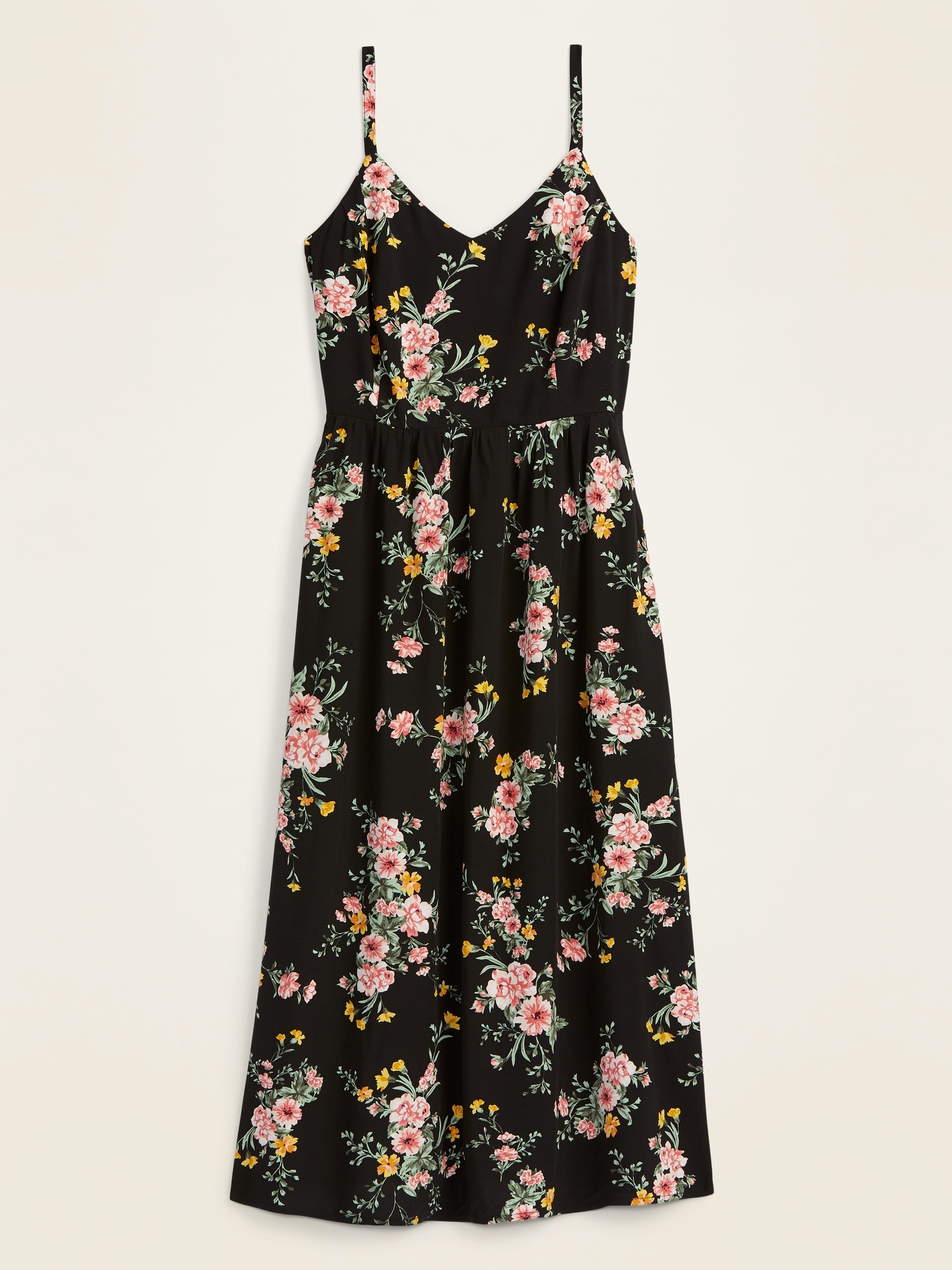 Printed Fit & Flare Cami Midi Dress for Women | Old Navy